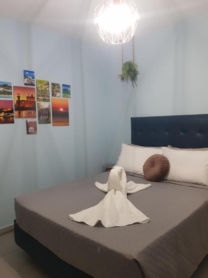 Galazia Thea Apartments Архангелос Экстерьер фото